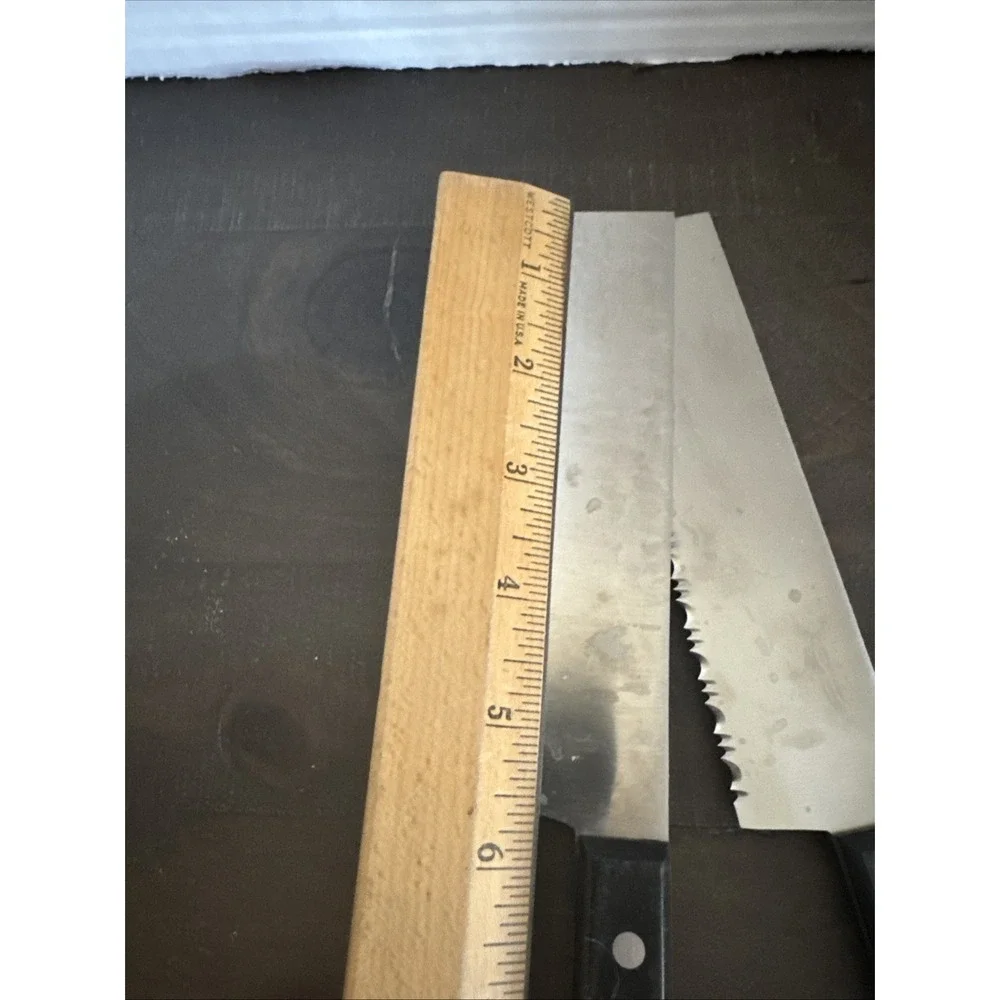 Double Edge Serrated Edge Kitchen Knife Bread Japan